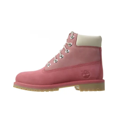 Timberland Премиум Детская Туристическая Обувь Розовая Для Школьного Возраста
