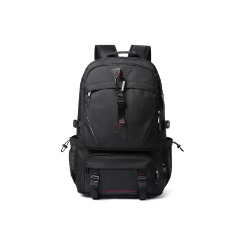 SEPTWOLVES Ткань 17.Около 6 см Ноутбук Сумка Рюкзак Дорожный рюкзак QPL Обычный Унисекс Черный