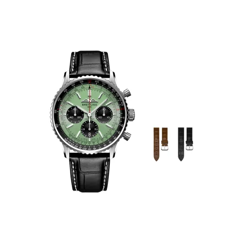 BREITLING Автоматический Механический Часы Мужские Mechanical Chronograph Collection 43 мм Зеленые