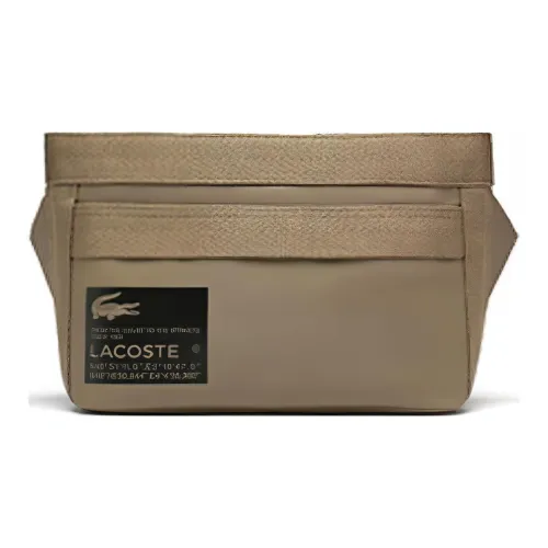 Сумка через плечо LACOSTE, цвет хаки, мужская