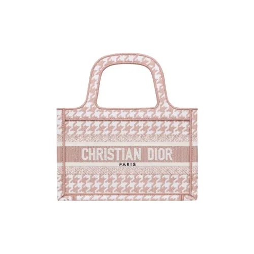 DIOR BookTote Ткань Сумка Тоут Мини Женская Розовая