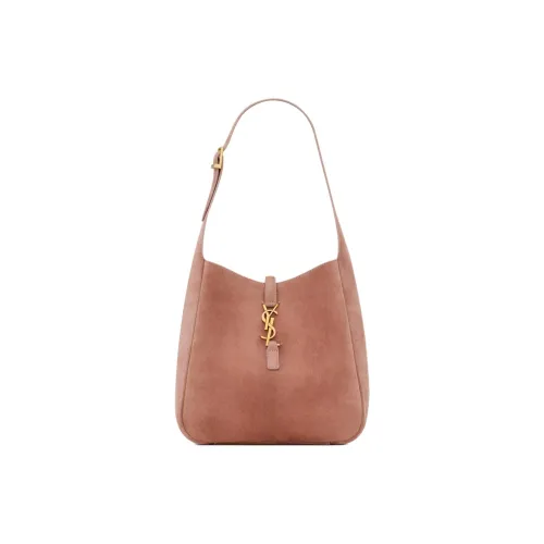 SAINT LAURENT LE5A7 Замша Сумка через плечо Маленькая Женская Светло-розовая