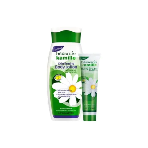 Herbacin Ромашка Классический Набор для ухода за телом Лосьон 200 мл + 75 мл Освежающий и Укрепляющий