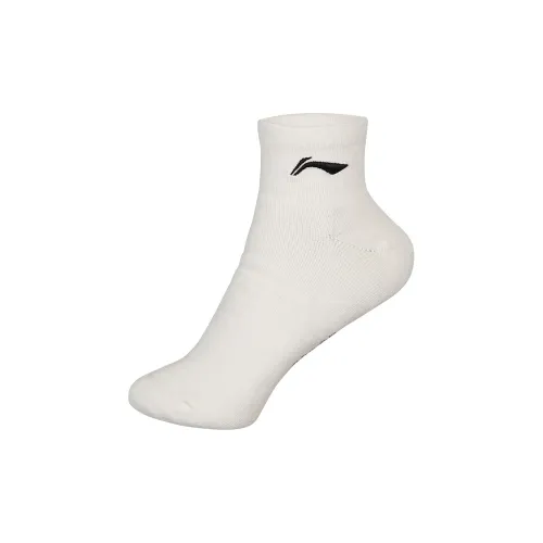 LiNing Низкие носки женские 1 упаковка белый черный