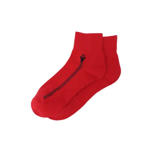 Yohji Yamamoto x CHICSTOCKS Низкие носки унисекс 1 упаковка красный