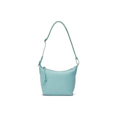 LOEWE Cubi Телячья кожа Сумка через плечо Маленькая Женская Aqua Blue