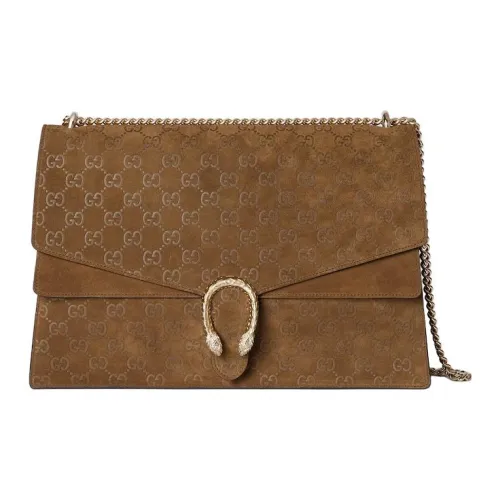 GUCCI Dionysus Замшевая сумка через плечо сумка на плечо большая женская светло-коричневая