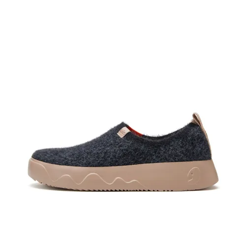 U.IN Toledo Family Black Gray Series Кэжуал Низкий Топ Toledo 9 Черный Серый Унисекс