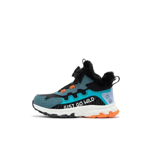 XTEP Противоскользящая Устойчивая к износу Детская Хлопковая Обувь Сумерки Туманный Синий Малыш