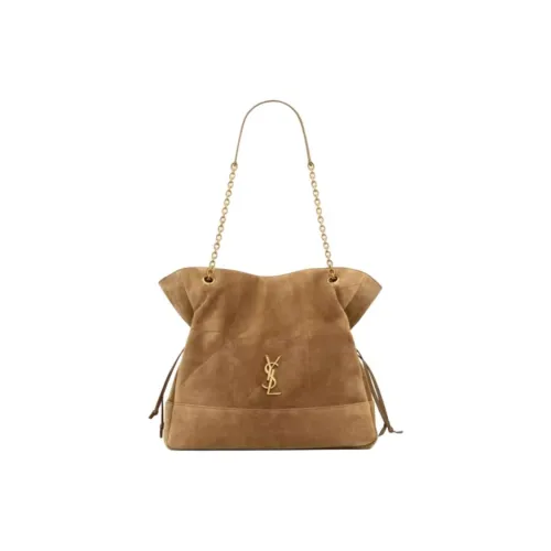 SAINT LAURENT Jamie Коровья кожа Тоут Сумка Сумка для покупок Сумка на плечо Большая Женская Golden Лист