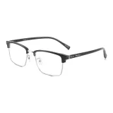 Универсальный черный | Серебряный-C05 & Защита от синего света 0 диоптрий, линзы без рецепта