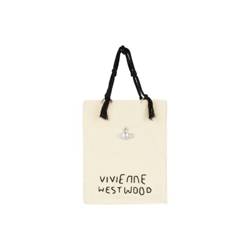 Vivienne Westwood Mabel Хлопковая Сумка Женская Белая