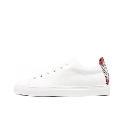 MISSONI Низкие кроссовки для скейтбординга Мужские Белые