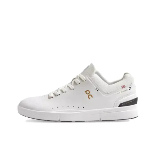 On Slip-resistant Abrasion-resistant Low-top Tennis Shoes Men's White На носке противоскользящие устойчивые к истиранию низкий топ теннисные кроссовки мужской белый