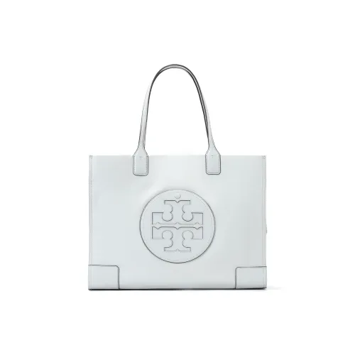 TORY BURCH Ella Полиамид Тоут Сумка Сумка для покупок Сумка среднего размера Женская Серый Синий