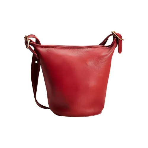 COACH Legacy Кожа Сумка через плечо Женская Красная