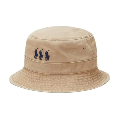Polo Ralph Lauren Cotton Bucket Hats Унисекс Бежевый