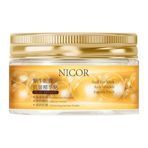 NICOR Улитка Резистентная к морщинам Сыворотка-маска с патчами для сна Укрепляющая Увлажняющая и Гидратирующая