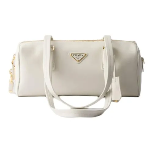 PRADA Кожа Одно плечо Сумка Средний Женская Белая