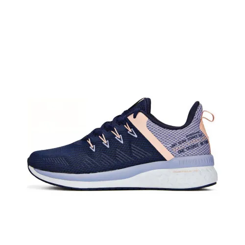 361° QU!KFOAM Амортизация Противоскользящий Легкий Низкий Топ Беговые кроссовки Женские Синий Серый