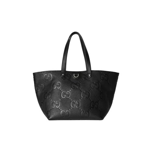 GUCCI Jumbo GG GRAIN LEATHER Сумка Средний Мужской Черный