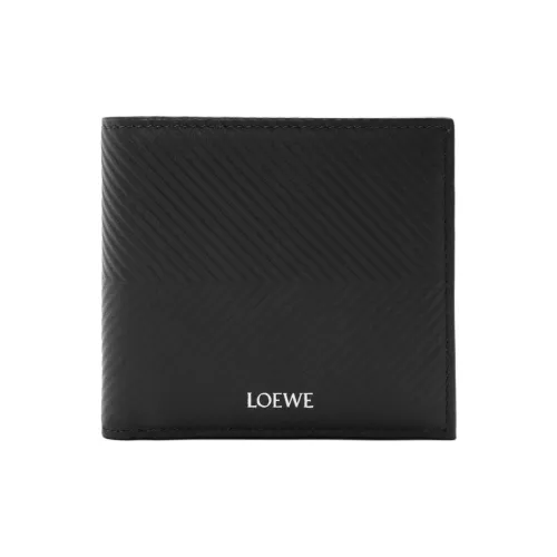 LOEWE Телячья кожа Кошелек Мужской Черный