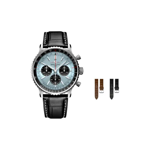 Breitling Автоматический Механический Часы Мужские из коллекции Aviation Chronograph, 43 мм, синие