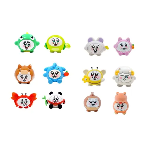 TOP TOY Веселье Платье Вверх Mickey Яйцо Коллекция животных Слепые коробки Один Mystery Коробка Целая коробка 12 шт