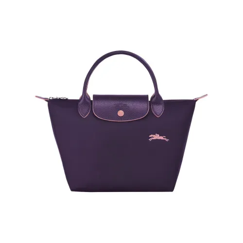 LONGCHAMP Le Pliage Холст Пельмени Сумка Маленькая Женская Ягодный Фиолетовый