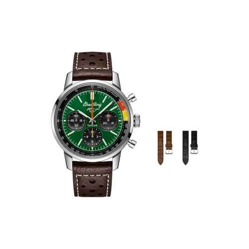 BREITLING Автоматический Механический Часы для мужчин, 41 мм, зеленый