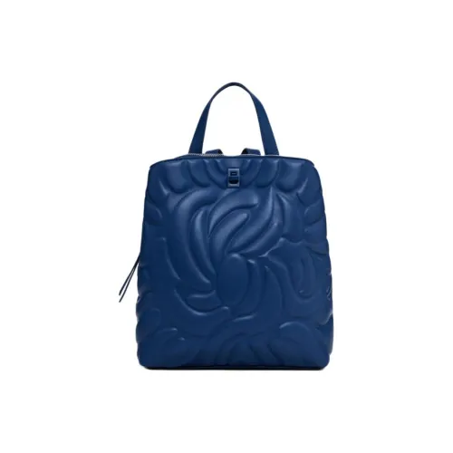 Desigual Полиуретан Рюкзак Мини Женский Синий