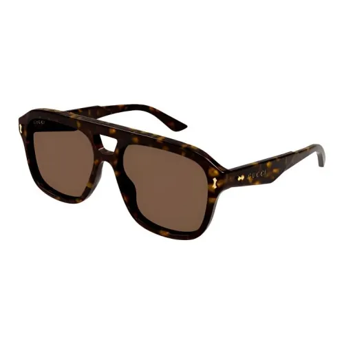 GUCCI Aviator Солнцезащитные очки Мужские Черепаховый