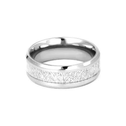 MAGICPOLE Кольца из титанового стального сплава Мужские Серебряные