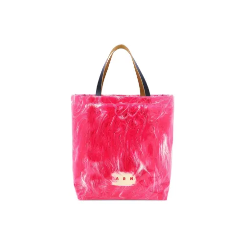 MARNI Полиуретан Тоут Сумка Сумка для покупок Сумка Мужская Фуксия