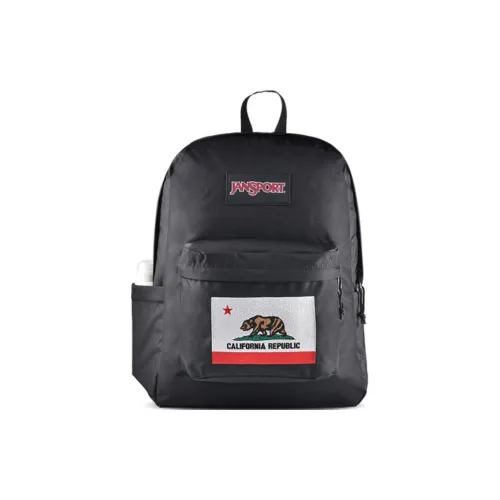 JanSport Полиэстер Рюкзак Средний Унисекс Черный