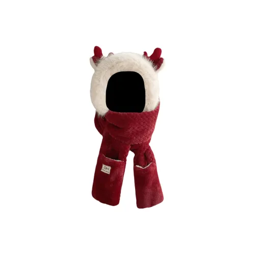 JW Полиэстер Капюшоны и Плюшевые Шапки Женские