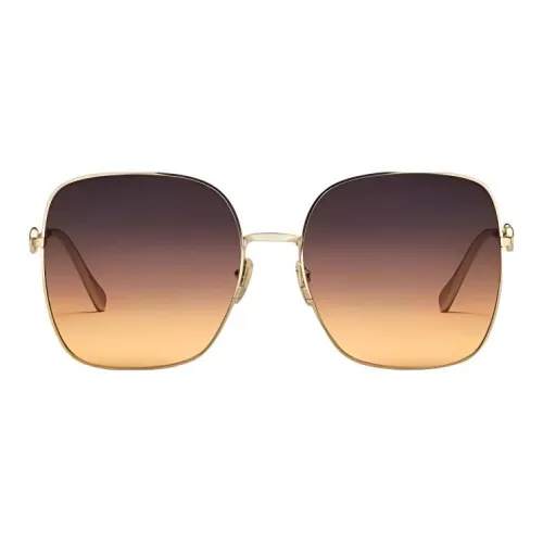GUCCI Квадратные Солнцезащитные Очки Женские Золотые