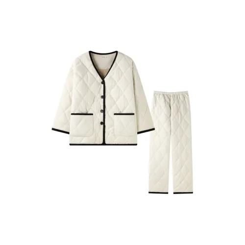 MEITENG Пижамный комплект Женские Белые