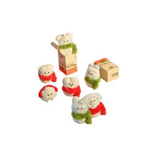 LINE FRIENDS BT21 Minini Holiday Collection Плюшевый Брелок Кукла Слепые Коробки 1 Случайный