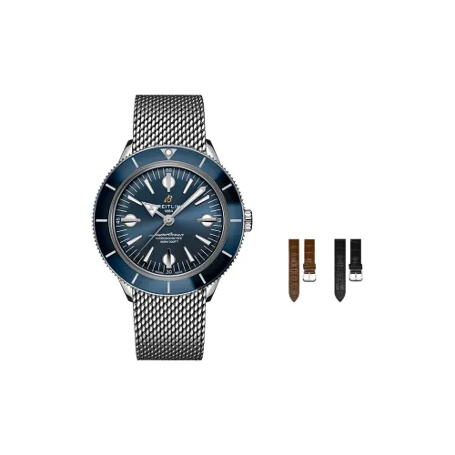 BREITLING Автоматический Механический Часы для мужчин, 42 мм, синий