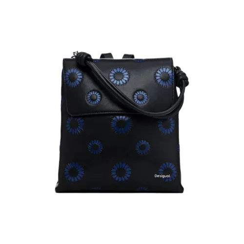 Desigual Полиуретан Рюкзак Стандартный Женский Черный