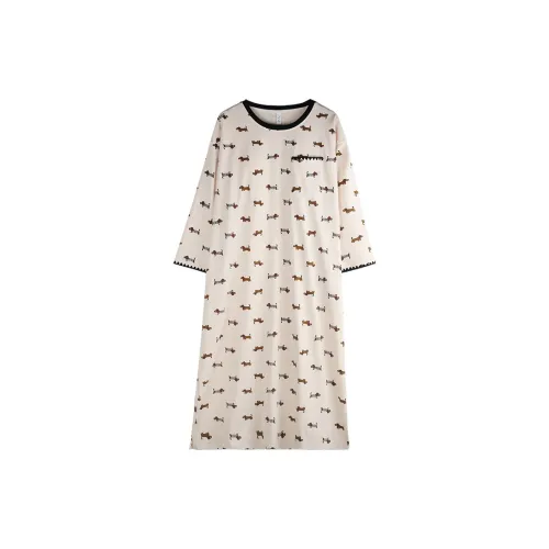 Xuan Liang Ночная сорочка Женские Milk Candies Beige