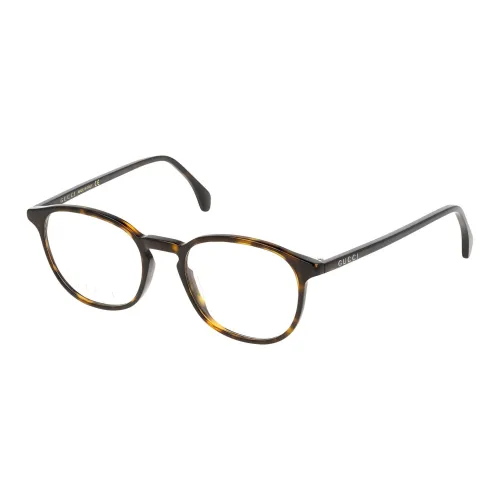 GUCCI Пластик Овал Оправы для очков Мужской Черепаховый