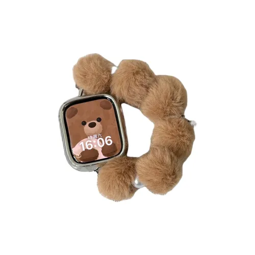 Часы Mr. Strap Полоска Apple Совместимость Искусственный кроличий мех Материал