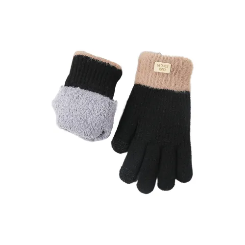 JKEM Акриловые вязаные перчатки унисекс