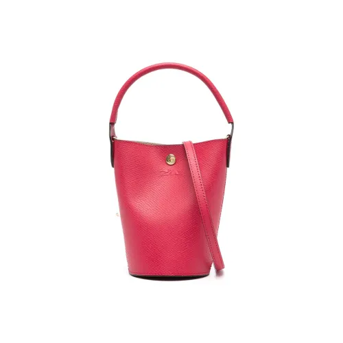 LONGCHAMP Épure Коровья кожа Ведрообразная сумка Сумка через плечо Сумка Экстра Маленькая Женская Фиолетово-розовая