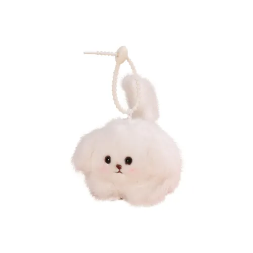 Ha Jie Bret Эластичная лента Ласточкин хвост Виляющий Little Cute Щенок Куклы Плюшевый Брелок 14 см Высота