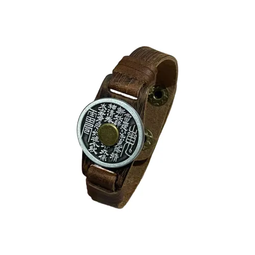 JIBAINANXI Медный Сплав Кожа Наручные повязки Унисекс