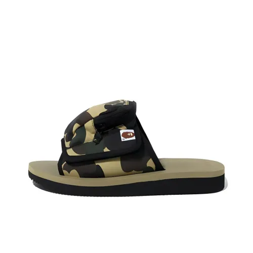 Suicoke x A BATHING APE Резиновая подошва Слипоны Мужской Желтый