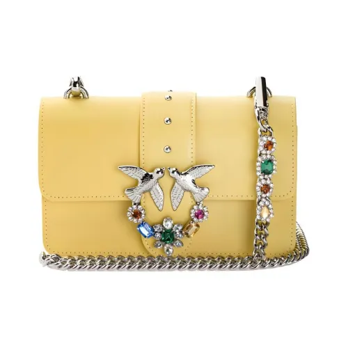PINKO Кожа Сумка через плечо Мини Женская Желтая
